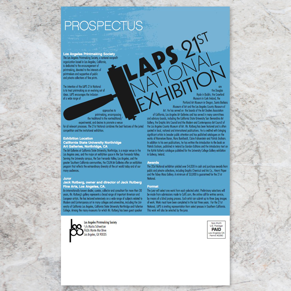 LAPS trifold mailer